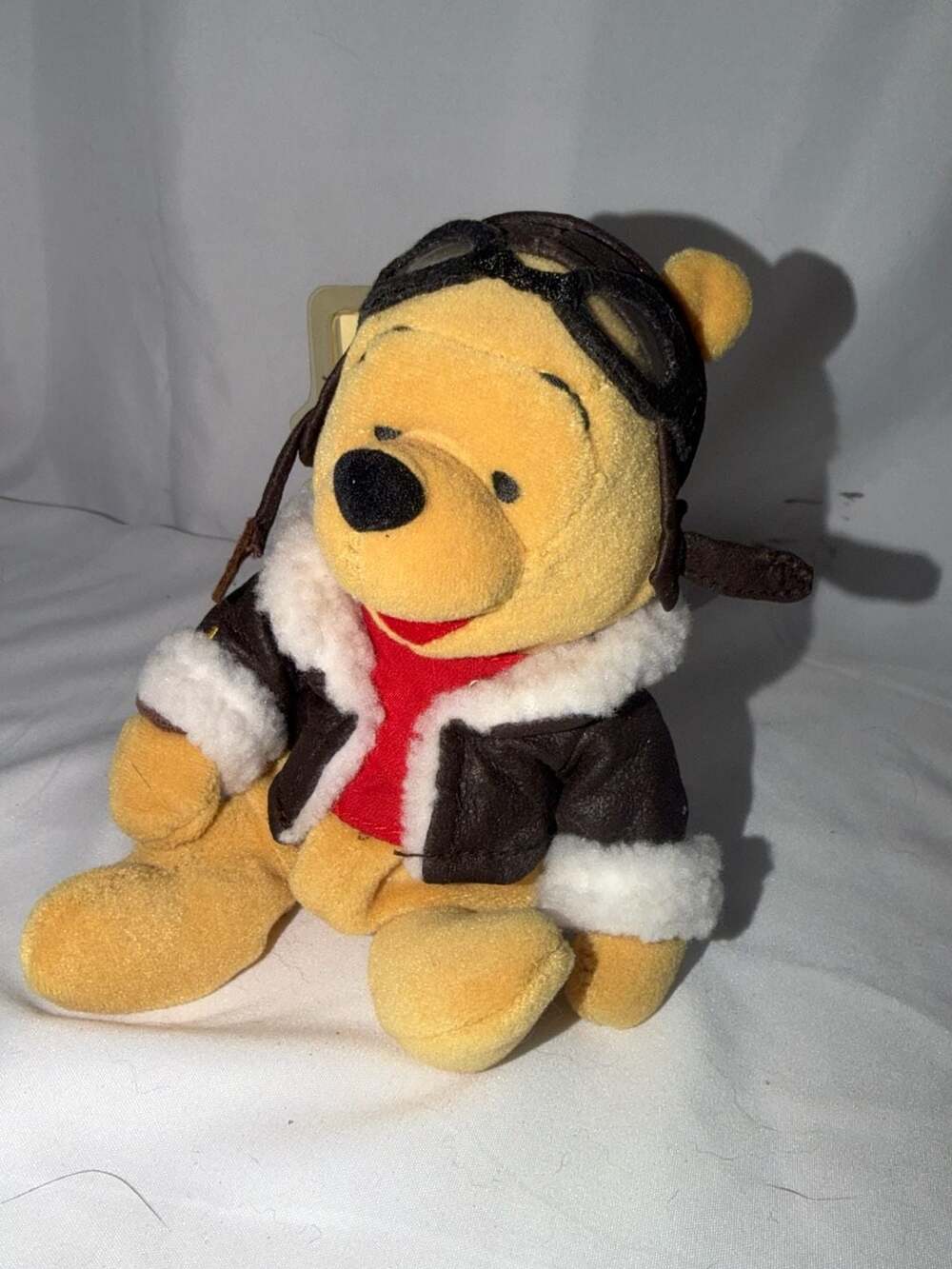 Disney Winnie The Pooh Pilot Aviator Plush 8 Inch